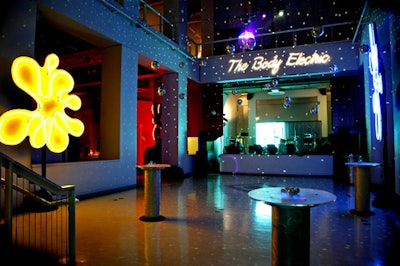 The ball's traditional after-dinner lounge got a 'body electric' theme.