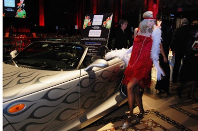 The gala also involved an auction and staff dressed in flapper costumes.