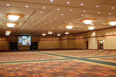 The 16,550-square-feet ballroom offers a blank canvas for large-scale events.
