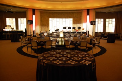 The party continued with a big-band performance in the Carlu's Round Room following the award show.