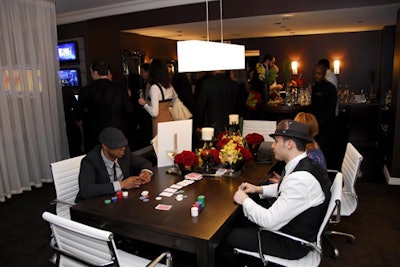 A poker game took place in the presidential suite on the hotel's 16th floor.
