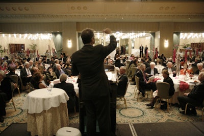 Wine auctioneer Michael Hart lead the live auction, making guests chuckle by peppering his auction banter with sassy jokes.