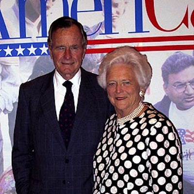 George and Barbara Bush co-hosted the AmeriCares Celebration of Hope gala at the Regent Wall Street.
