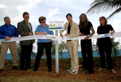 The March 20 ribbon-cutting ceremony, attended by Miami-Dade County Commissioner Sally Heyman, unveiled the makeover of Halouver Park.