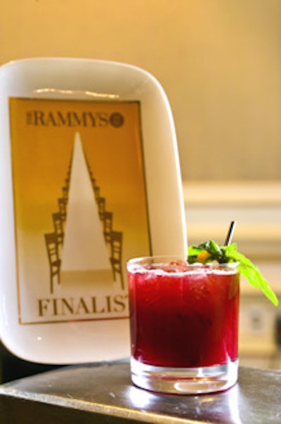 The Lo-Le Cherry vodka cocktail, from Tallula bartender Gina Chersevani, won the title of official Rammy awards cocktail.