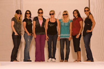 Oakley-sponsored athletes sported the latest shades from the company during a special fashion show.