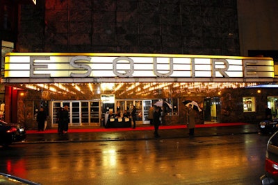 The Esquire Theater, a venue rarely used for events, hosted the opening celebration of Oak Street boutique Dismero.