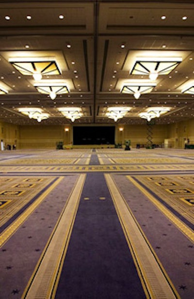 The 50,000-square-foot Potomac Ballroom features a Broadway-style stage.