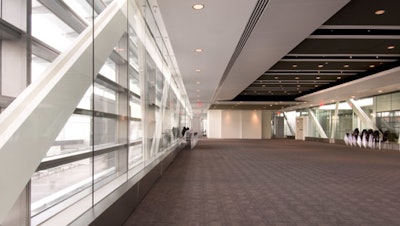 The conference center's largest single room (dubbed '706') has 2,550 square feet, space for a 285-person reception, and access to an open-air patio.