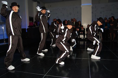 Iconic, a dance crew featured on MTV's America's Best Dance Crew, kicked off the award presentation.