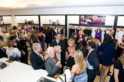 Nearly 400 guests attended the in-store party.