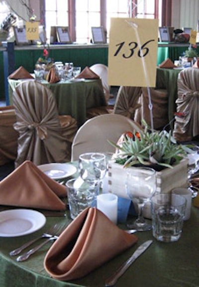 Staffers will replant live centerpieces on the island.