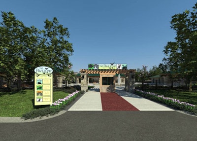 A separate entrance makes the event spaces private from the rest of the zoo.