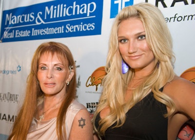 Celebrities in attendence included socialite Gail Posner and Hulkster's daughter Brooke Hogan.