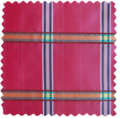 Burberry-style fuschia, $23 Cdn. (96-inch round), from Toronto's Around the Table