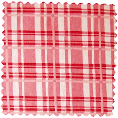 Harmony red, $15 (80-inch square), available in the Washington, D.C., area from Select Event Rentals