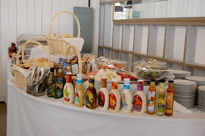 Eatertainment catered the noontime event, using only P.C. products to create lunch for the 80 guests.