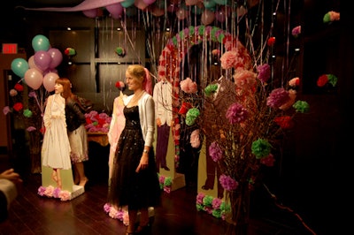 Attendees could be photographed at the Prom Night vignette.