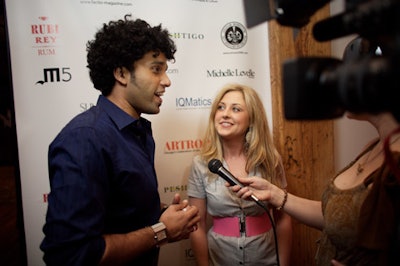 Design on a Dime hosts Ali Azhar and Kelly Edwards were on hand for the event.