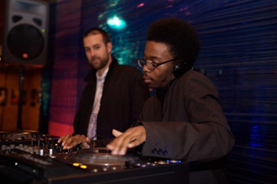 Fig Media provided a DJ who sampled club-esque dance tracks throughout the night.