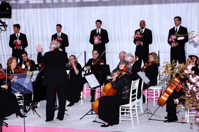A 16-piece orchestra provided music for the premiere.