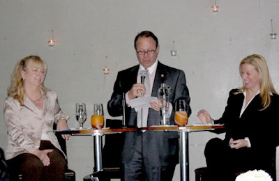 Colleen Logan-Brennan (left), Richard Aaron (center), and Maureen Ryan-Fable led the discussion.