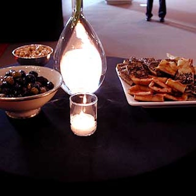 Serena Bass Catering provided the simple decor and food for the event.