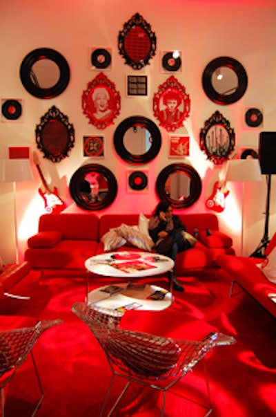 Jimi Hendrix and Aretha Franklin presided over the 'Rock and Roll Bungalow.'