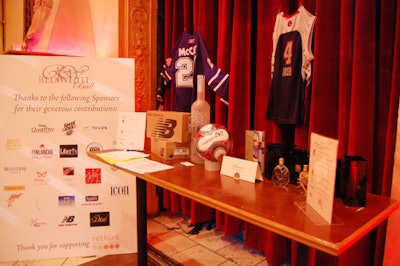 Raffle prizes included New Balance running shoes, a Toronto FC soccer ball signed by the team, a Diesel fragrance package, and a pink BlackBerry Pearl.
