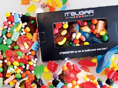 It'Sugar patrons can create custom candy bars.
