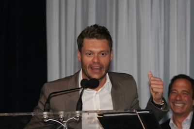 Ryan Seacrest auctioned off two American Idol tickets.
