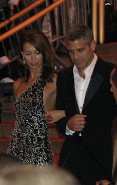Event co-chair George Clooney was in attendance.