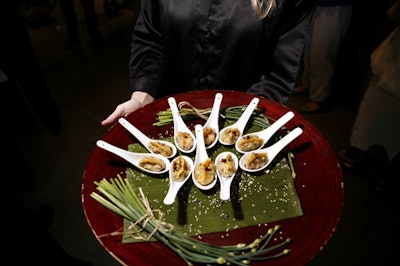Asian-inspired dumplings represented one of four ethnic cuisines on the menu.