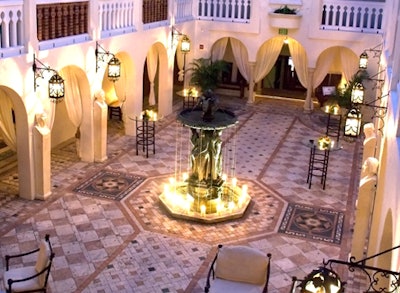 Courtyard of Casa Casuarina