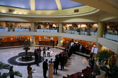 The Washington Performing Arts Society gala had a Mexican theme, with Mariachi Los Amigos performing at the check-in area.