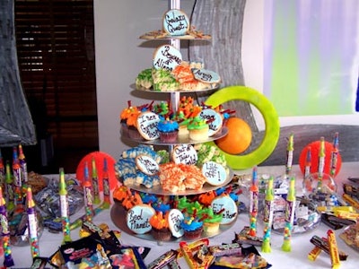 The club created out-of-this-world-themed goodies such as cupcakes and cookies for the children's corner.