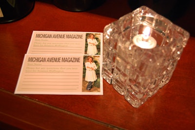 Guests could write questions for Arianna Huffington on special notecards.