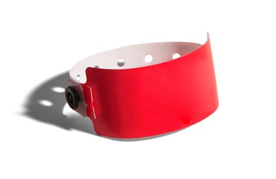 SmartBand R.F.I.D. (radio frequency identification) wristband, price varies, from Precision Dynamics Corporation.