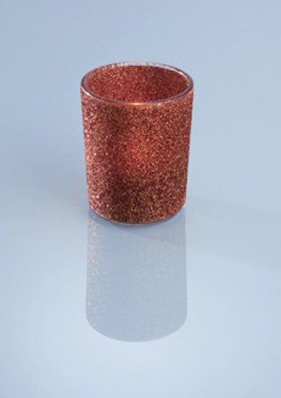 Copper Bling, $1.50, available in Southern California from Town & Country Event Rentals.