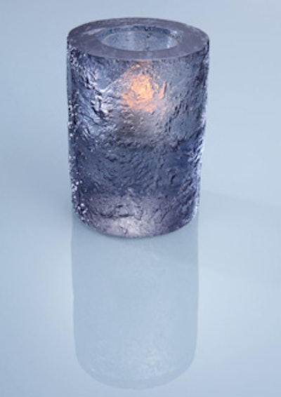 Charcoal ice, $4, from Broadway Party Rentals in New York.