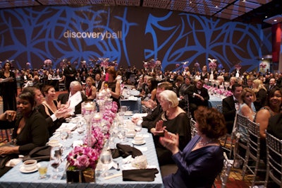 Close to 1,500 guests sat down to the three-course dinner.