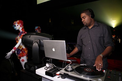 Rather than a live musical performer, the foundation brought in a DJ for the event.