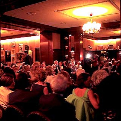 Three rooms on the second floor of the 21 Club were opened up to host the Dress the Jockeys auction.
