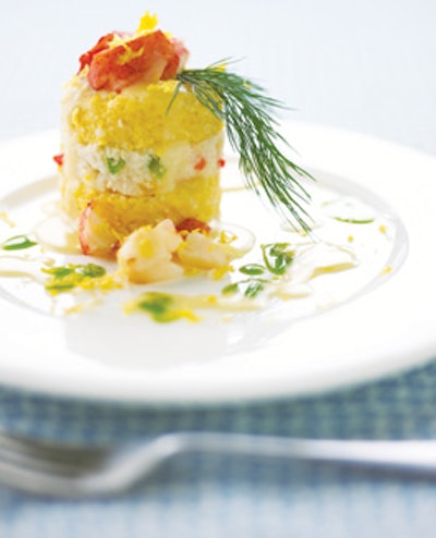 7. GritsNo longer just for breakfast, this Southern staple is replacing risotto and polenta on many menus—perhaps due to the continued popularity of New American cuisine.Entrée: Langoustine-topped yellow and white grits with a citrus beurre blanc, from Divine Events Catering and Special Events in Atlanta.