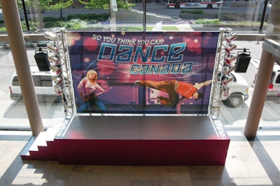 The event's entertainment centred around the So You Think You Can Dance stage, where dancers performed routines by choreographer Luther Brown.