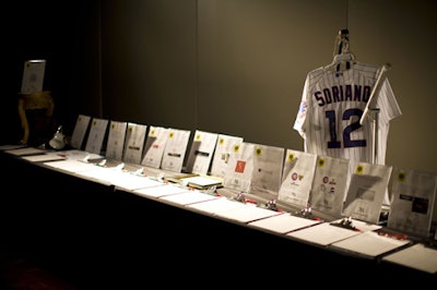 An extensive silent auction included Cubs tickets, an autographed Bulls basketball, furniture, artwork, and more.