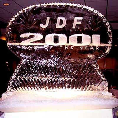 One of the Sheraton New York's ice sculptures.