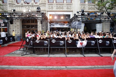 Thousands of fans lined the red carpet outside the Much building on Queen Street West to watch guests like Flo Rida and Rihanna arrive at the award show.