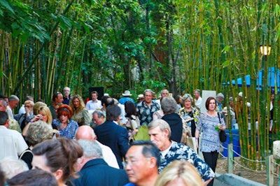 About 900 guests strolled through the zoo.