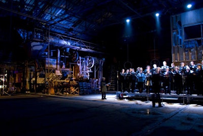 The Tallis Choir performed for guests following the gala dinner.